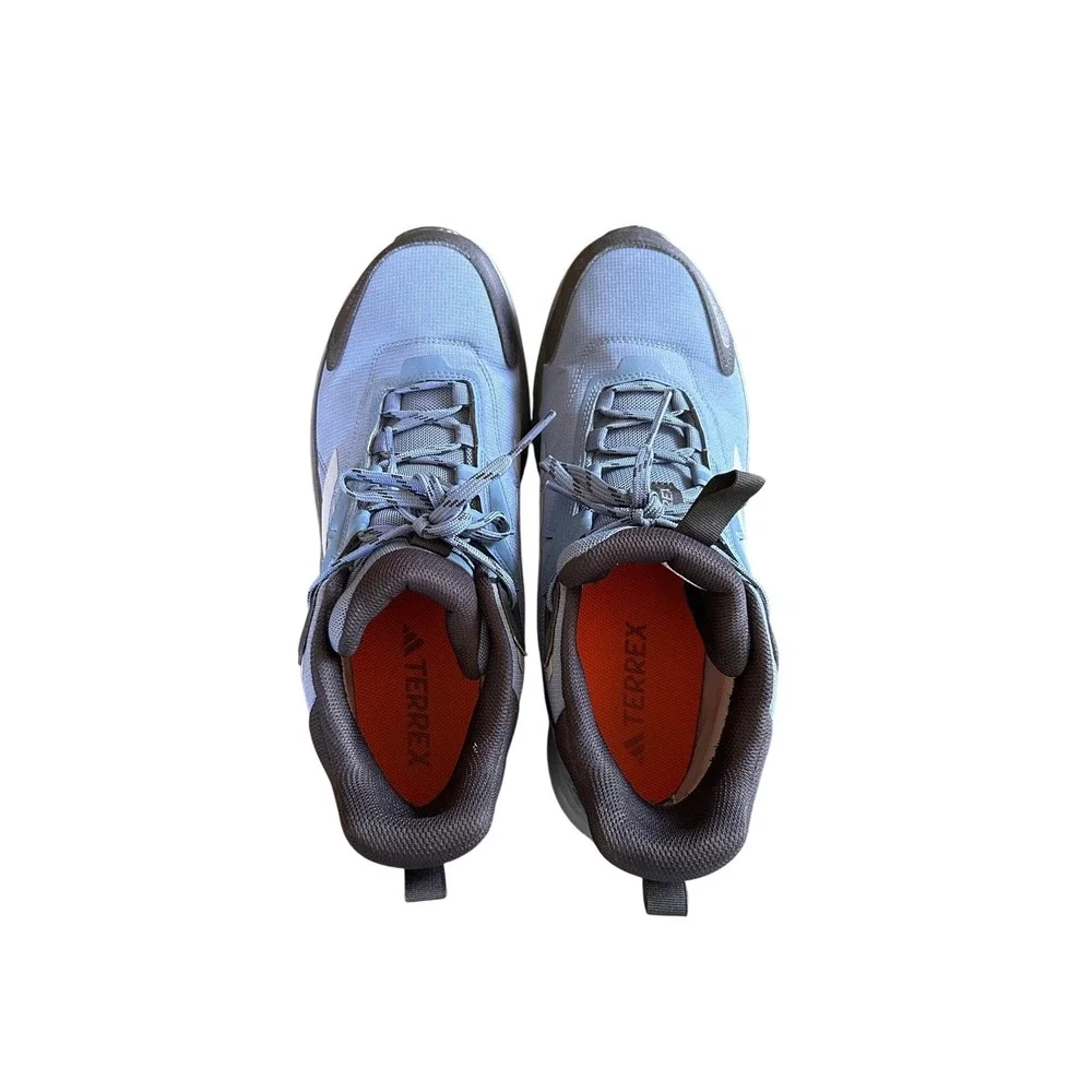 Adidas Terrex Anoka Rain.Rdy Mens Blue Grey Waterproof‎ Hiking Boots Mid Top